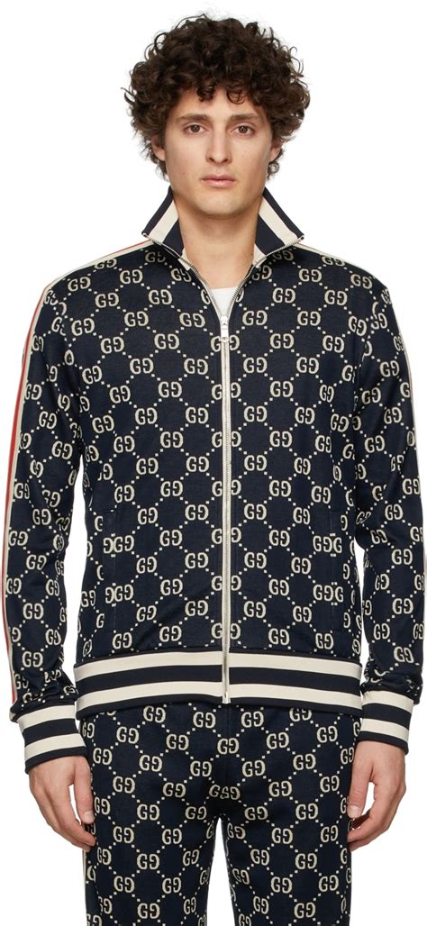 gucci gg jacquard cotton jacket.